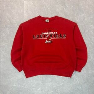 Red Lee sport vintage Louisville Cardinals sweatshirt -Size xl